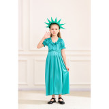 Halloween Statue of Liberty Costumes Mythology ThemedParent Child Costumes Cosplay MS5635
