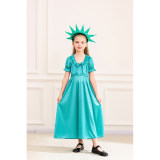 Halloween Statue of Liberty Costumes Mythology ThemedParent Child Costumes Cosplay MS5635