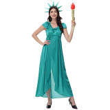 Halloween Statue of Liberty Costumes Mythology ThemedParent Child Costumes Cosplay MS5635
