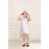Children's Floral Colonial Grassland Pioneer and Trailblazer Costume Cosplay Country Long Dress MS5636