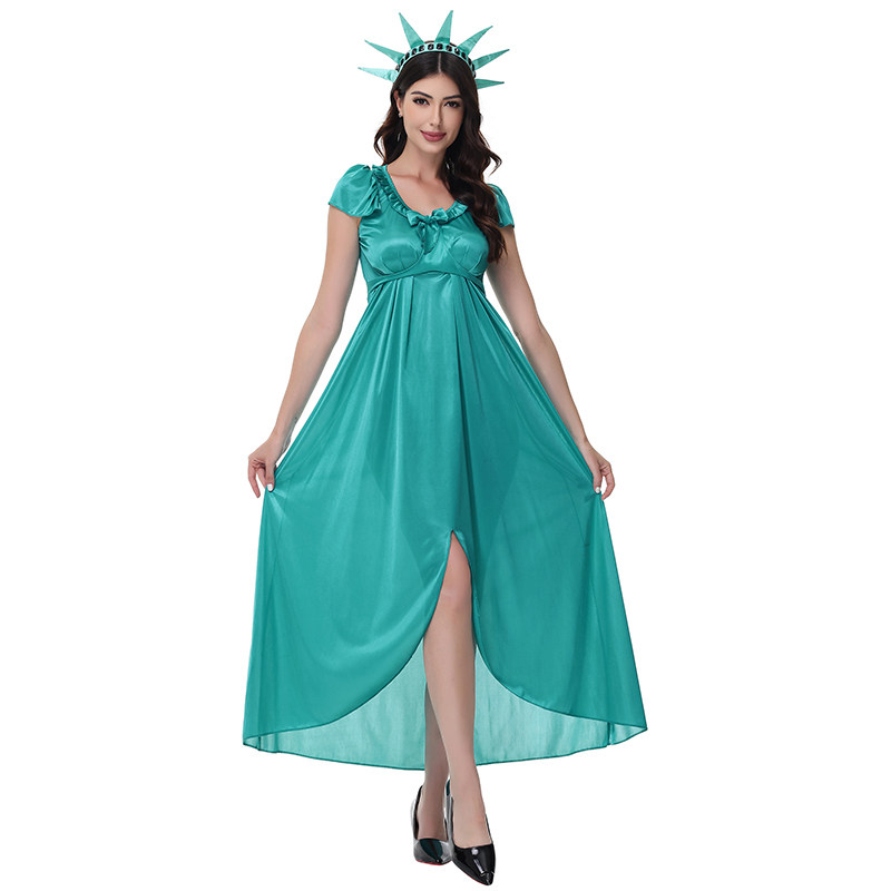 Halloween Statue of Liberty Costumes Mythology ThemedParent Child Costumes Cosplay MS5635