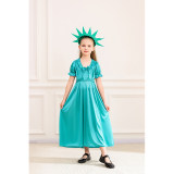 Halloween Statue of Liberty Costumes Mythology ThemedParent Child Costumes Cosplay MS5635