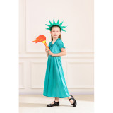 Halloween Statue of Liberty Costumes Mythology ThemedParent Child Costumes Cosplay MS5635