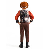 Medieval Retro Country Style Beer Suit Set For Boys and Girls Cosplay Western Cowboys YM0946