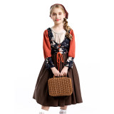 Medieval Retro Country Style Beer Suit Set For Boys and Girls Cosplay Western Cowboys YM0946
