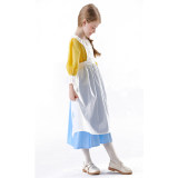 Halloween Medieval Country Maid Cosplay as a Romantic French Farm Costume Garden Girl Dress YM5844