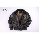 Retro oversized Air Force for men and women pilot couple fur coat Motorcycle Fur collar coat FL0040