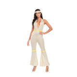 Women's  Hippie Outfits For Bars Disco Balls Retro DS Jazz Dance Show Hippie Costume Cosplay SM251