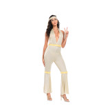 Women's  Hippie Outfits For Bars Disco Balls Retro DS Jazz Dance Show Hippie Costume Cosplay SM251