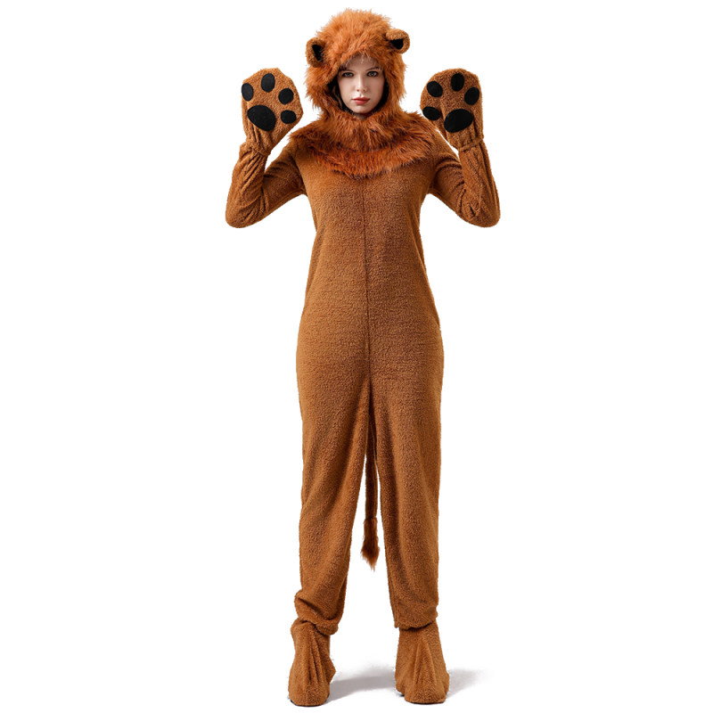Children's Day parent-child plush animal lion costume one-piece suit costume lion costume cosplay YM8790