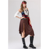 Halloween sexy female pirate costume cosplay, masquerade ball adult role-playing pirate costume YM8789