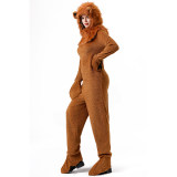Children's Day parent-child plush animal lion costume one-piece suit costume lion costume cosplay YM8790