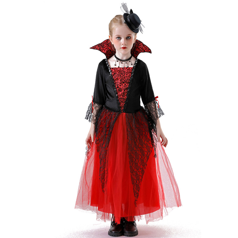 Halloween elf children costumes vampire Cosplay children's clothing witch cosplay role-playing YM8807