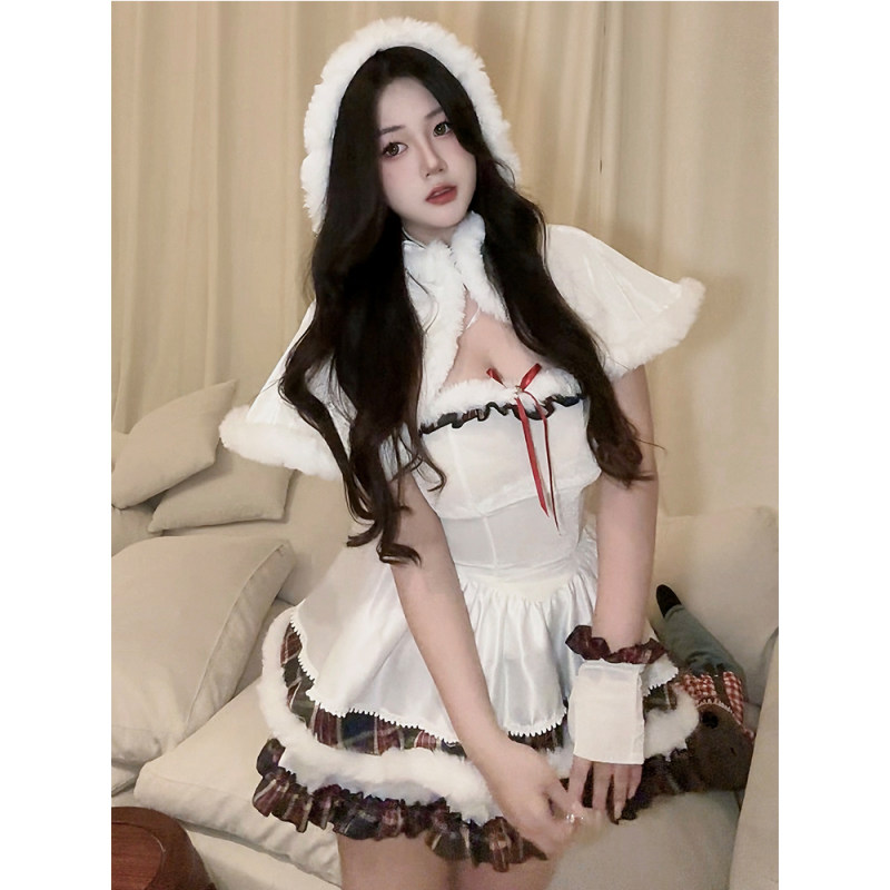 Lolita sexy corset Christmas cosplay New Year's suit Snowman Dress for Christmas DL2067