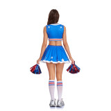 Womens Contemporary Lyrical Dances Crop Top Asymmetrical Sheer Mesh Long Sleeve Shiny Coat Stage Performances Dress Costume DL2082