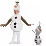 Children's Olaf clothes Frozen Snow lovely snowman dress up kindergarten activities Cosplay Olaf stage show costumes XB11