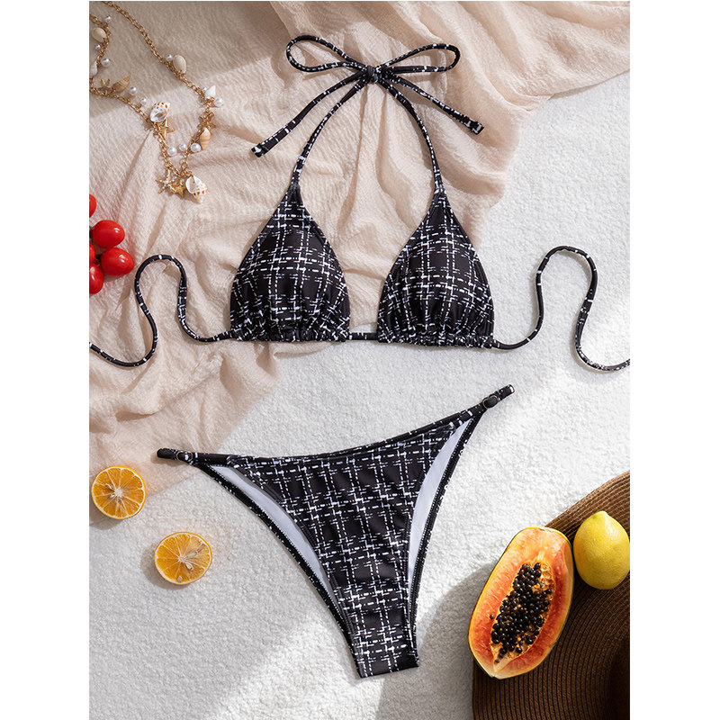 Swimsuit For Women Push Up Bikinis Sexy Micro Swimwear Female Bikini Set Brazilian Biquini Print Bathing Suit Summer Beachwear CC618BK
