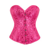 sexy black jacquard corset m1835C