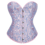 sexy black jacquard corset m1835C