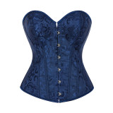 sexy black jacquard corset m1835C