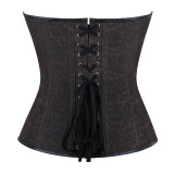 Steampunk Clothing Women Corset Top Plus Size Overbust Pirate Bustier Lace Up Costume Gothic Corselet  CY325