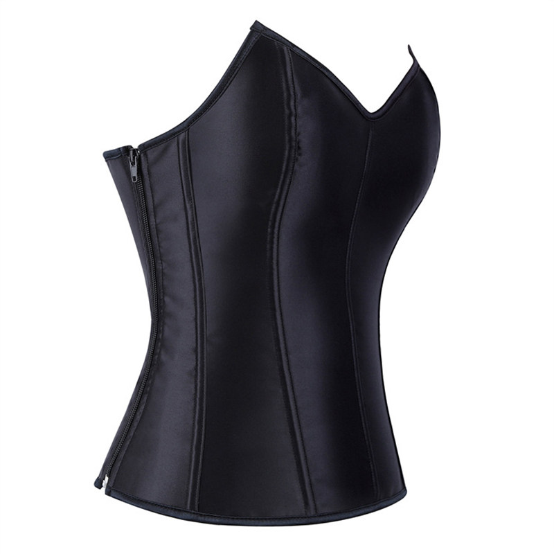 Women Steampunk Gothic Faux Leather Overbust Corset Top Vintage Pirate Costume Body Trainer Lingerie Burlesque Bustier Plus Size XF361