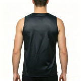 Mens Vest U-neck Chest Mesh Sleeveless T-Shirts Tops Summer Casual Sports Tank Tee Tshirt Clothing For Men Plus Size N861