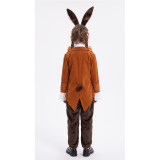 Brand New Halloween Look: Alice Through the Looking Glass White Rabbit Costume for Children - Premium Animal Character Performance Wear YM8812