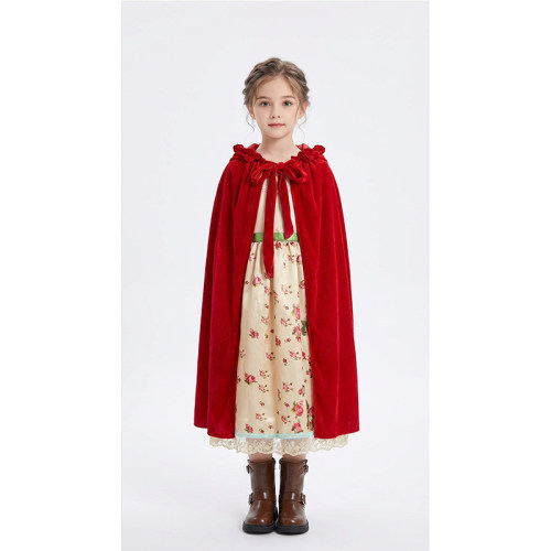Adult Halloween Costume Red Riding Hood Grandma Princess Long Dress Stage Performance Cloak Robe Women's Traditional Ethnic Wear YM8817