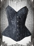 Women Overbust Vintage Corset Top Lace Up Bustier Gothic Jacquard Long Torso Corsets Shapewear Hourglass Body Shaper Waist Train WK2502