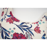 Floral Corset For Women Elegant Lace Up Corset Top Sexy Vintage Corset Shapewear AM22151