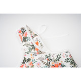 Vintage Gothic Women Corsets Lace Up Zip Floral Prints Corset Tank Top Sexy Waist Trainer Body Shaper Shapewear Slimming Vest AMC467