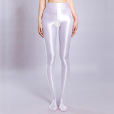 M-XL Glossy Shiny Nylon Crotchless Pantyhose Open Crotch Collant Leggings Tights Sexy Stocking Fitness Legging Strumpfhose Panty XX71200