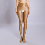 M-XL Glossy Shiny Nylon Crotchless Pantyhose Open Crotch Collant Leggings Tights Sexy Stocking Fitness Legging Strumpfhose Panty XX71200