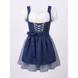 German Bavarian Traditional Dirndl Dress Munich Oktoberfest Festival Carnival Beer Girl Costume Halloween YM8831