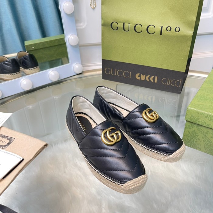 Gucci Espadrille with Double G Size 35-41 2-Color