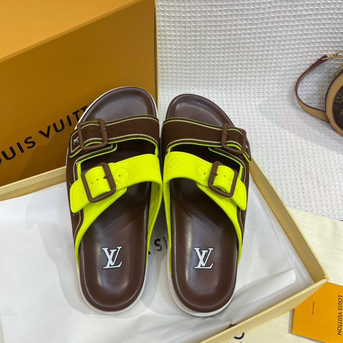 Louis Vuitton LV Trainer Mule Slippers Size 39-45 8-Color
