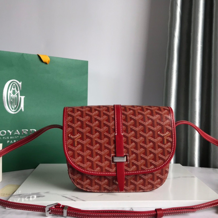 Goyard Belvedere Shoulder Bags for Men Size 22*16*7cm