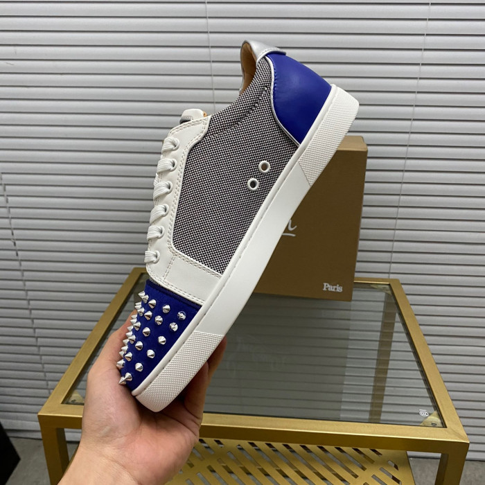 Christian Louboutin Louis Junior Spikes Sneaker Size 36-46 9-Color