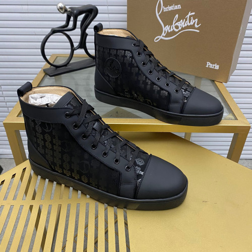 Christian Louboutin Louis High-Top Sneaker Size 36-46 8-Color