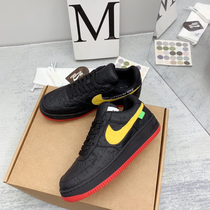 Louis Vuitton x Off White x Air Force 1 Sneaker Size 36-45 8-Color