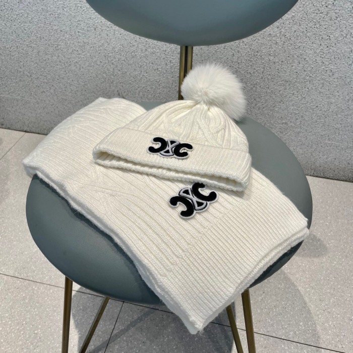 Celine Knitted Hat+Scarf