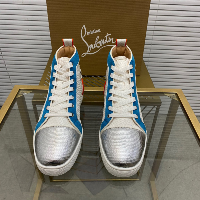 Christian Louboutin Louis High-Top Sneaker Size 36-46 8-Color
