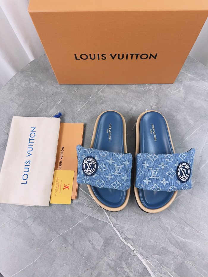 Louis Vuitton Slippers Size 36-46 2-Color