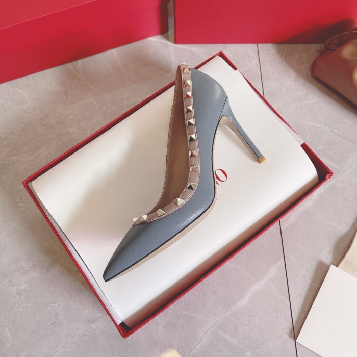 Valentino Rockstud Patent-Leather Pumps Size 35-41 8-Color