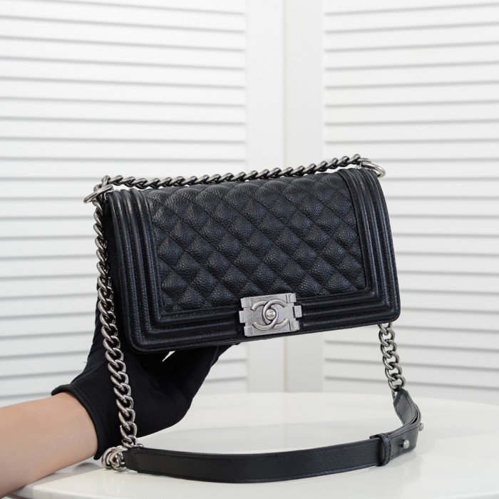 Chanel Chain Shoulder Bags Silver metal Size 25*15*8cm 7-Color
