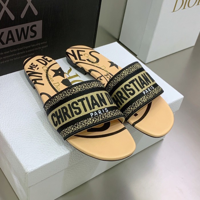Dior Dway Slippers Size 35-41 8-Color