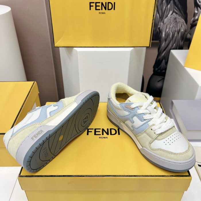 Fendi Match Low Top Sneaker Size 35-45 4-Color