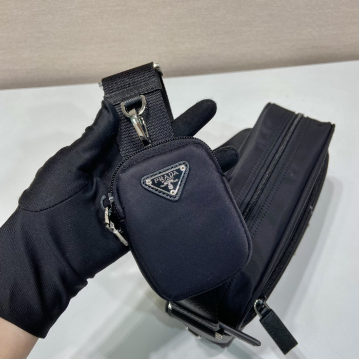 Prada 1BC167 Re-Nylon Shoulder Bags Size 23*15*7cm 3-Color