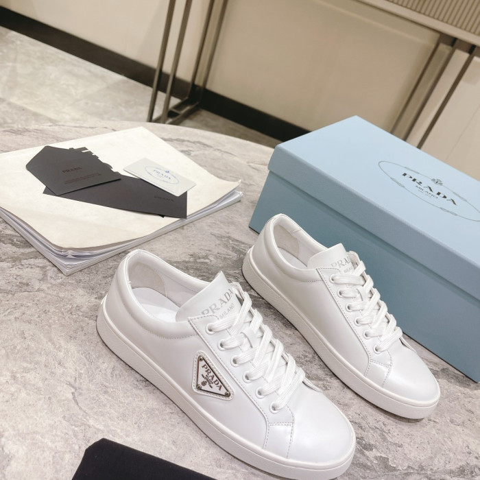 Prada Brushed Leather Sneaker Size 36-45 4-Color